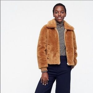 J. Crew Sherpa bomber NWT sz XXL